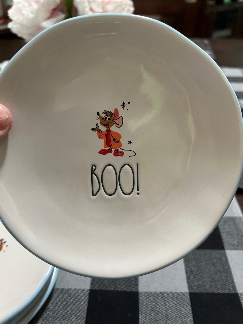 New Disney Cinderella Ceramic Party Bowls Set - White with Blue Accents 4 - Picture 8 of 9
